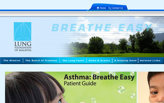 Lung Faoundation Malaysia Website